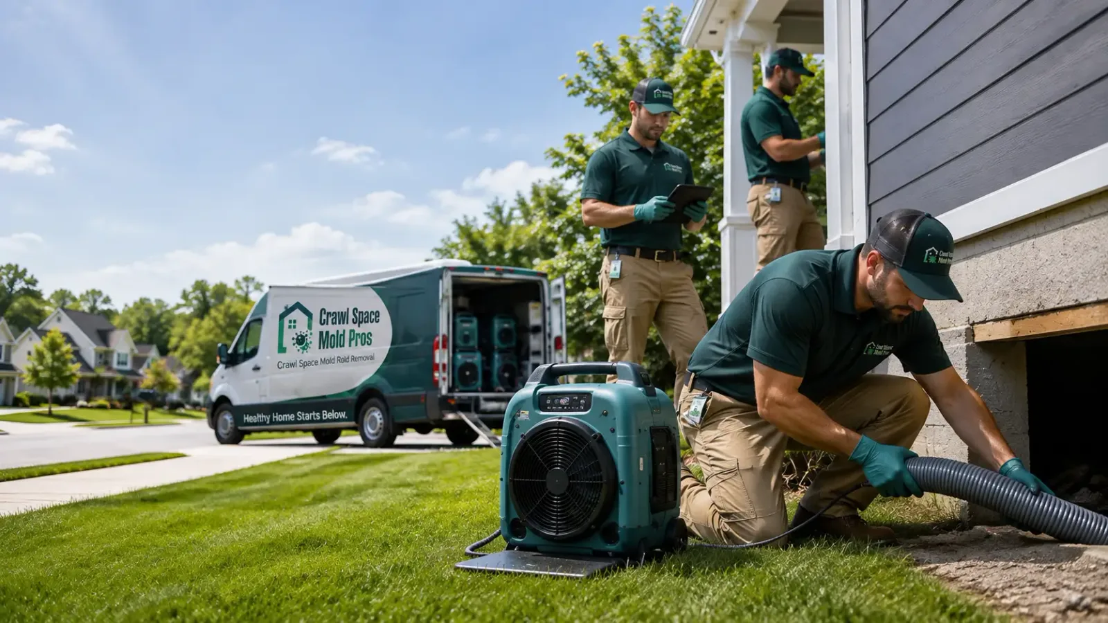 Crawl Space Mold Removal in Thorp, WA